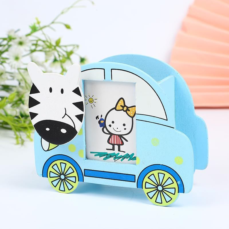 Cartoon Photo Frame Pen Stand For Kid
