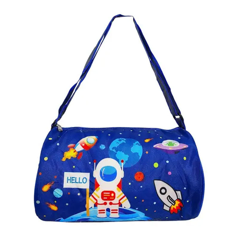 Cartoon Space Duffle Bag for Kids