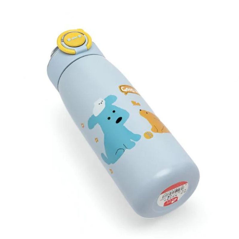 Cute Animals Kids Sipper Bottle – 470ml, Insulated & Leak-Proof