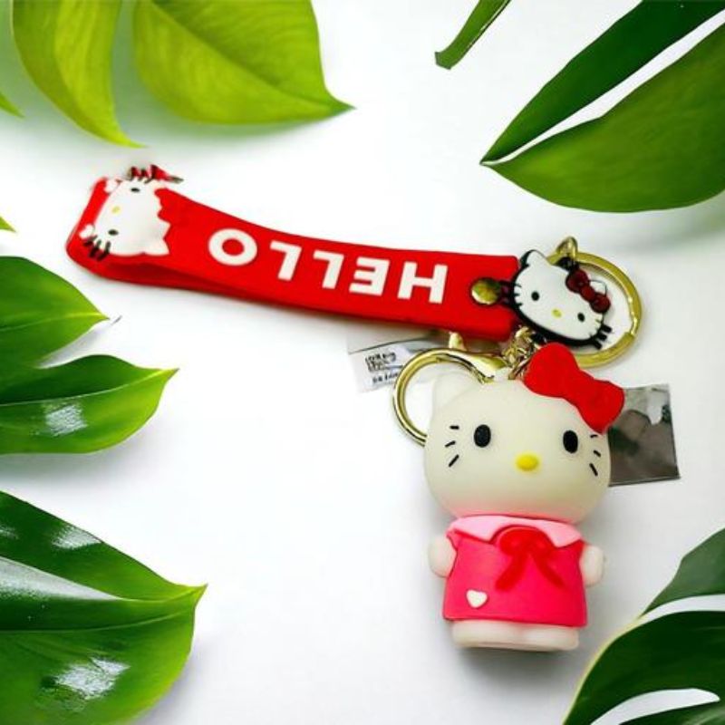 Famous Kitty Rubber Silicone Keychain – Bag & Car Charm