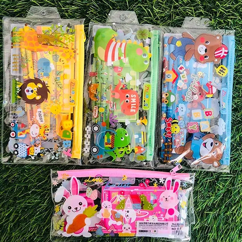 Colorful Animal Stationery Combo
