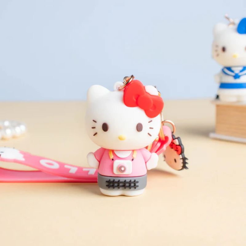 Famous Kitty Rubber Silicone Keychain – Bag & Car Charm