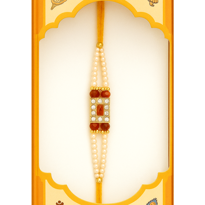 Colorful Pearl Rakhi