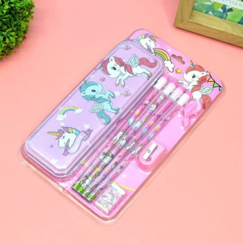 Stationery Set | Cartoon Themed Stationery Gift Set for Kids (Pack of 1)