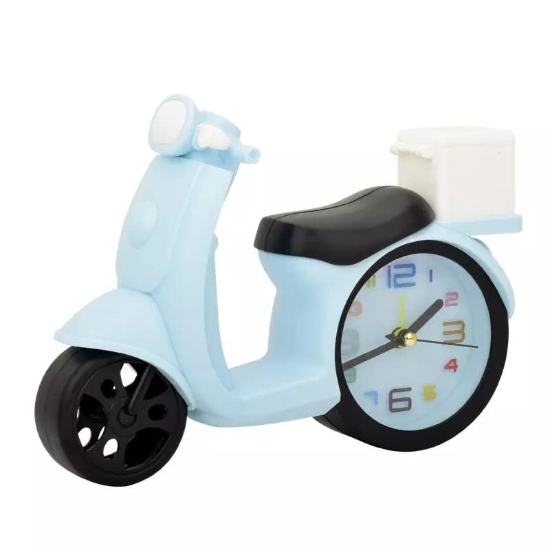 Motorcycle Scooty Shape Desk Alarm Clock – Kids Room Décor