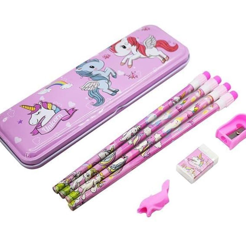 Stationery Set | Cartoon Themed Stationery Gift Set for Kids (Pack of 1)