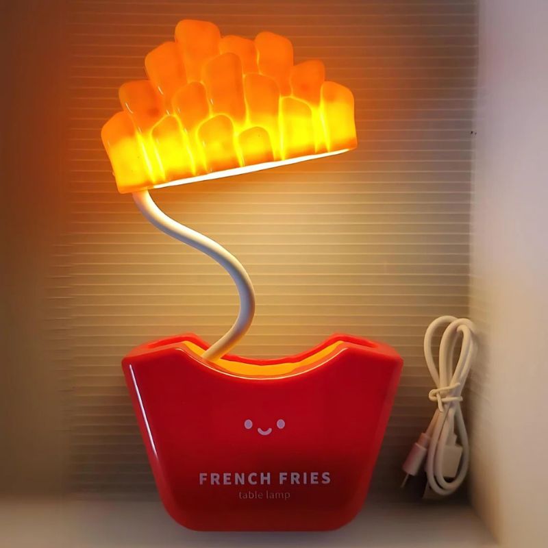 French Fries LED Desk Lamp – Fun & Creative Table Light