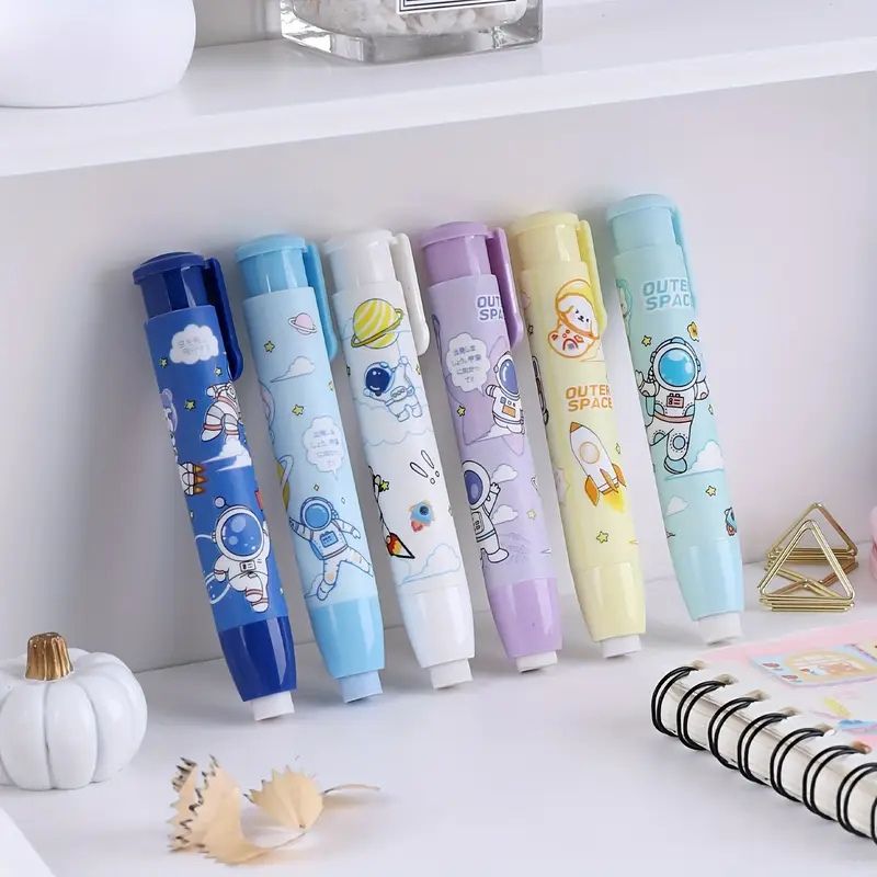 Creative Pen Style Retractable Eraser Stick