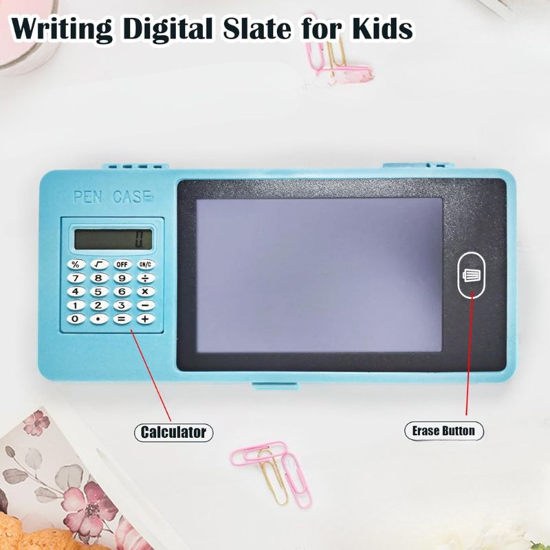 Creative Pencil Case With Lcd Writing Tablet For School