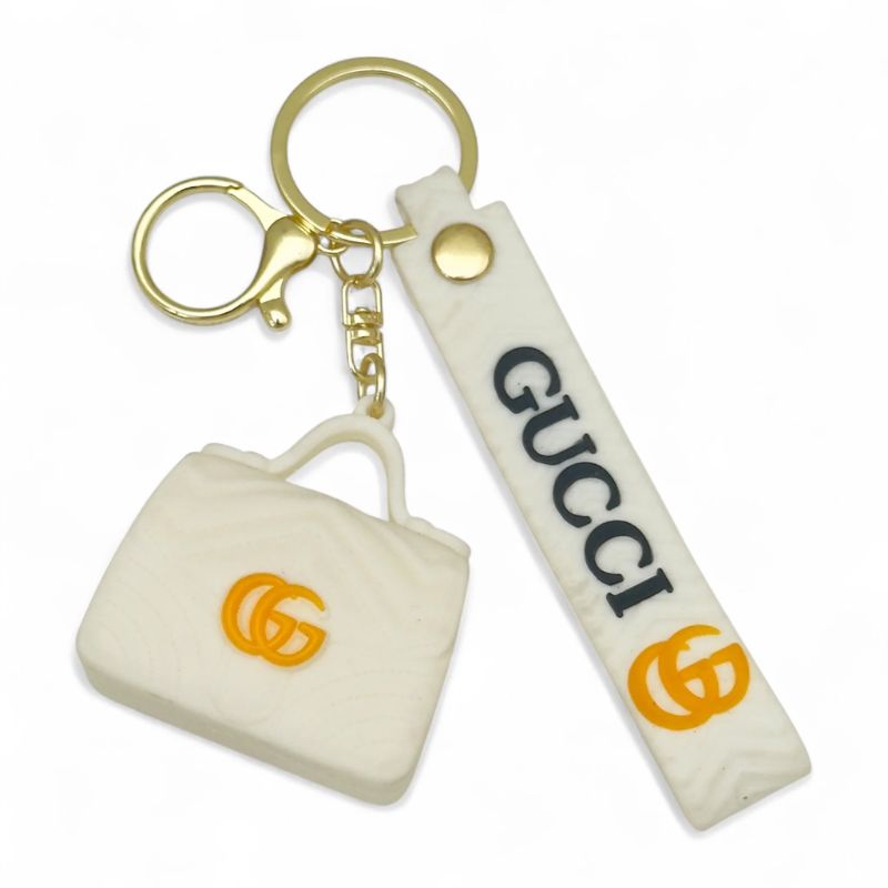 Designer Handbag Keychain – Pink Fashion Bag Charm