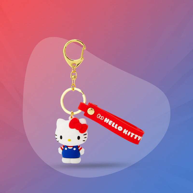 Famous Kitty Rubber Silicone Keychain – Bag & Car Charm