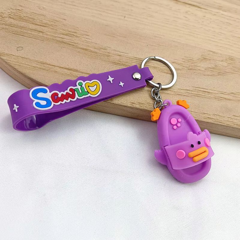Cute Slipper Keychain
