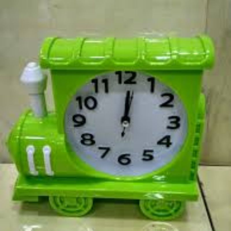 Train Rectangular Alarm Clock for Kids & Students