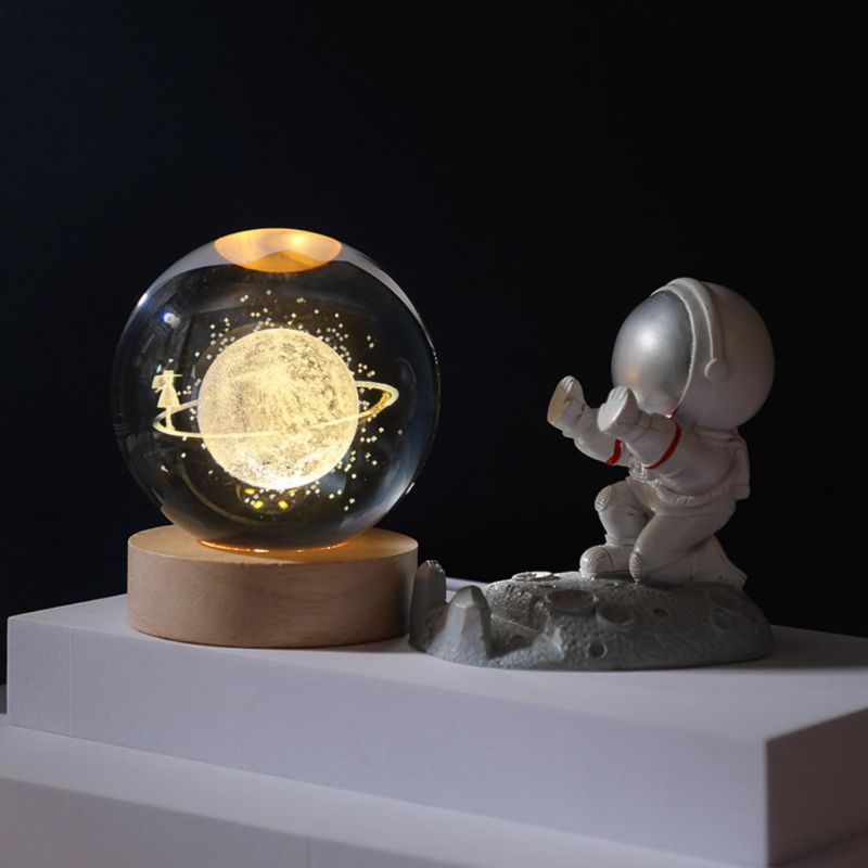 Deer Led Globe Lamp