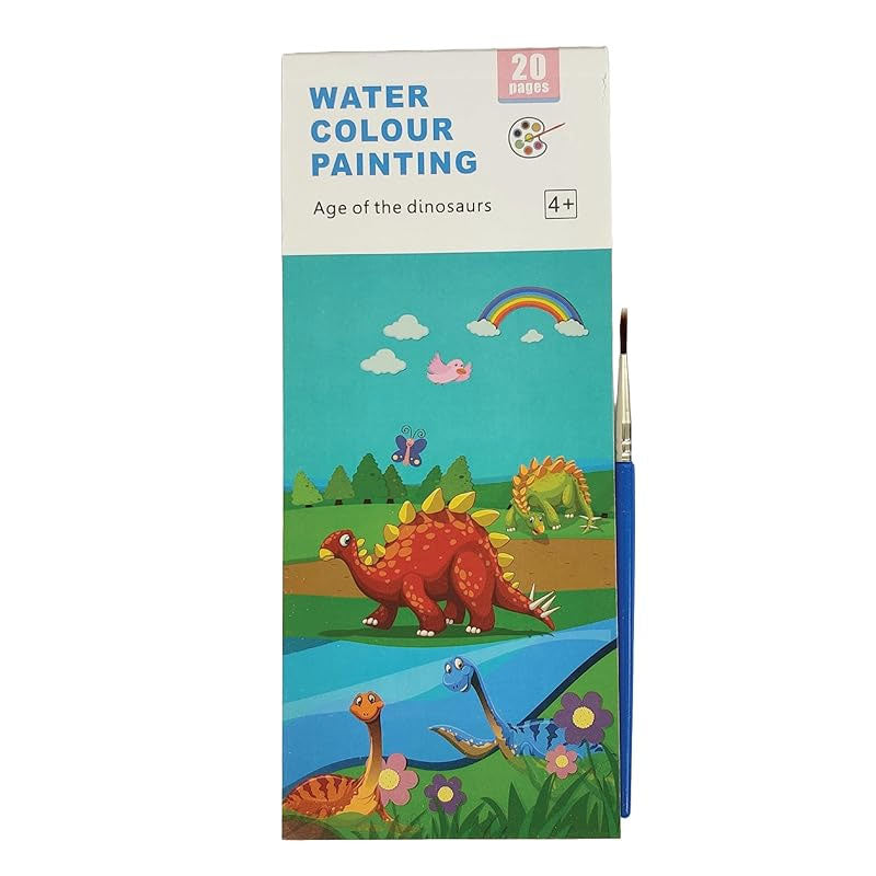 Unicorn Colouring Magic Book with Painting Brush for Kids
