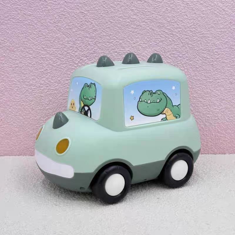 Car-Shaped Piggy Bank – Cartoon Money Box for Kids