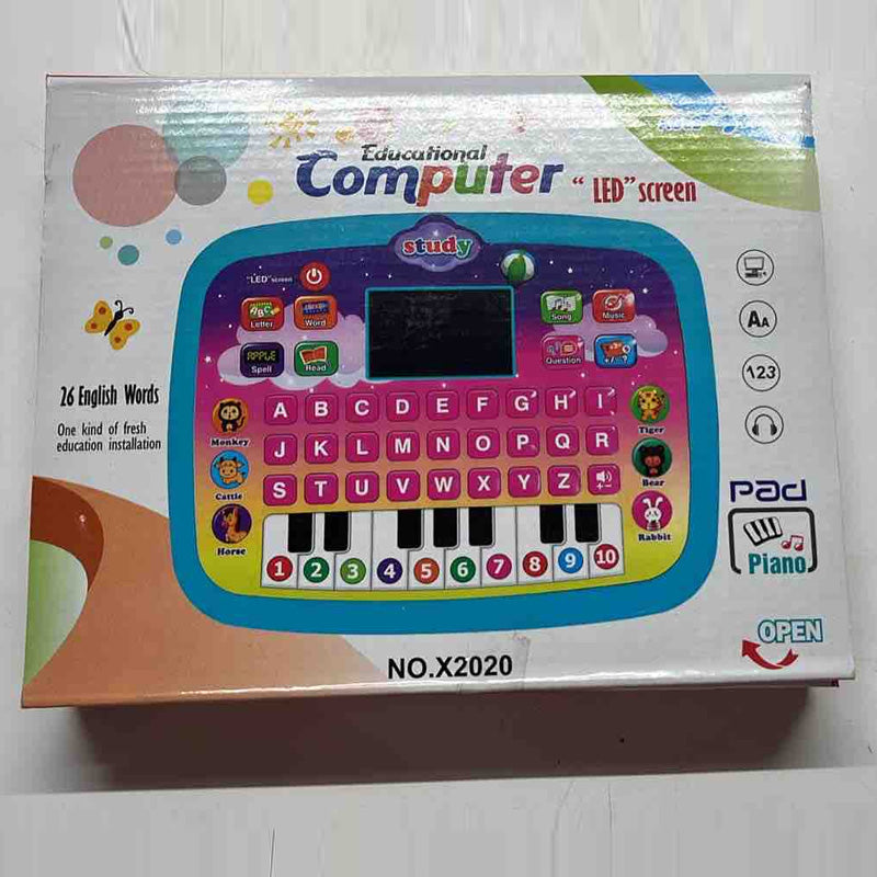 Educational Computer | 2-in-1 Musical Computer Plus Piano with LED Screen for Kids