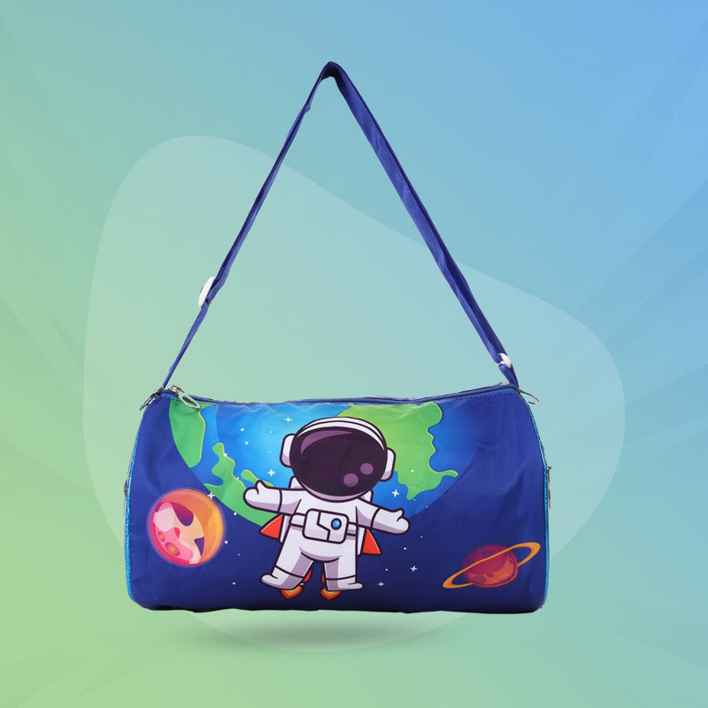 Space Explorer Duffle Bag | Side Pocket with Zip for Extra Storage