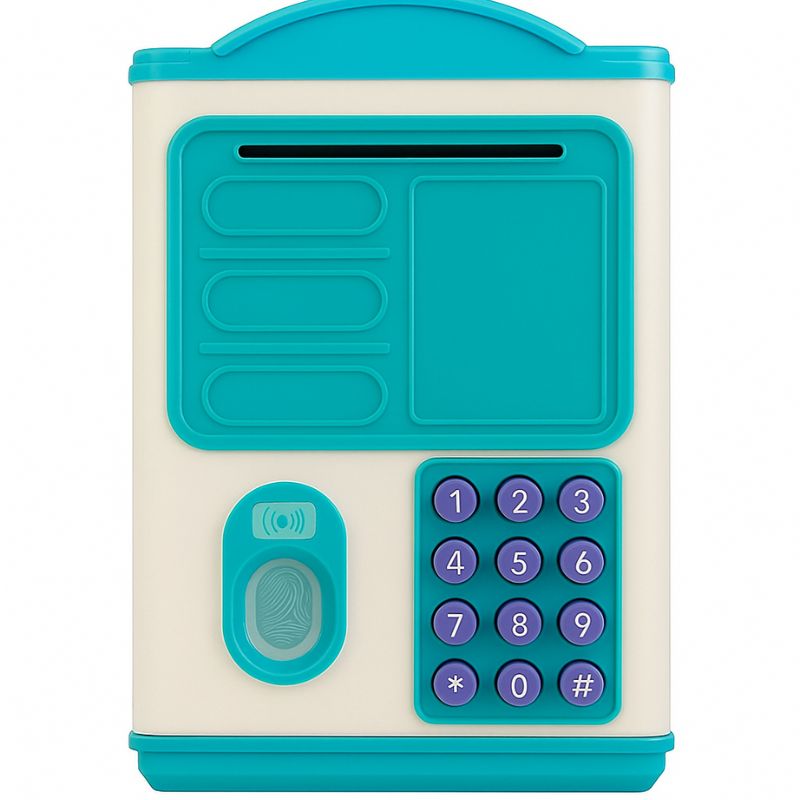 Fingerprint Electronic Piggy Bank with Music – Fun Savings Bank for Kids