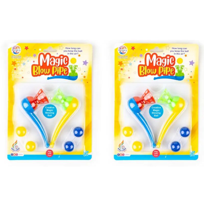 Floating Blow Pipe Ball Game