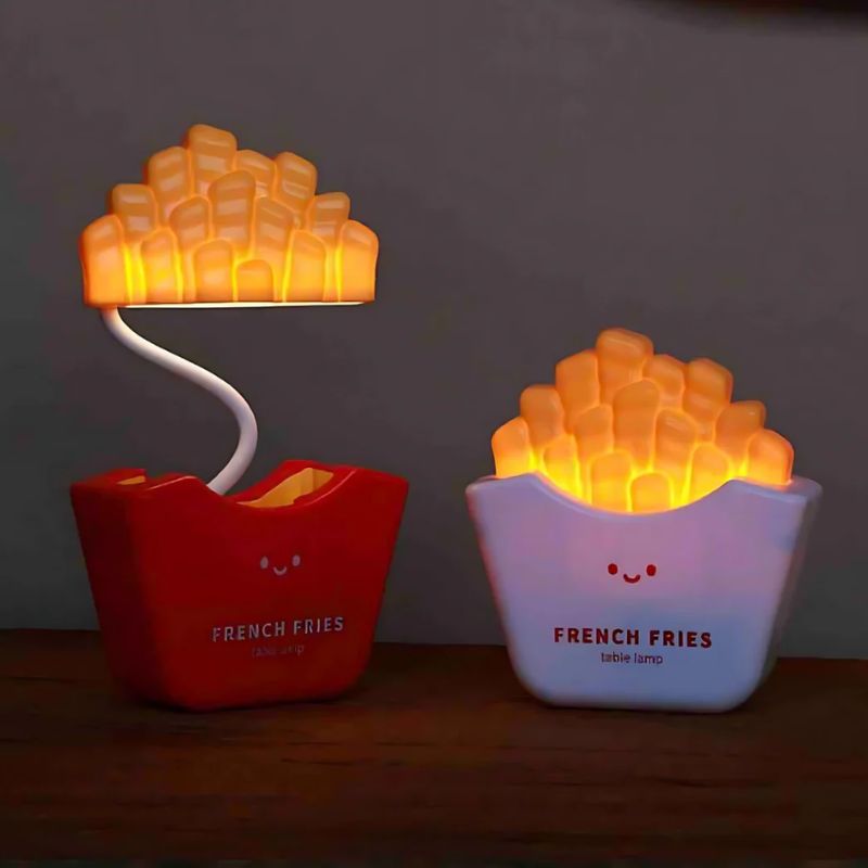 French Fries LED Desk Lamp – Fun & Creative Table Light