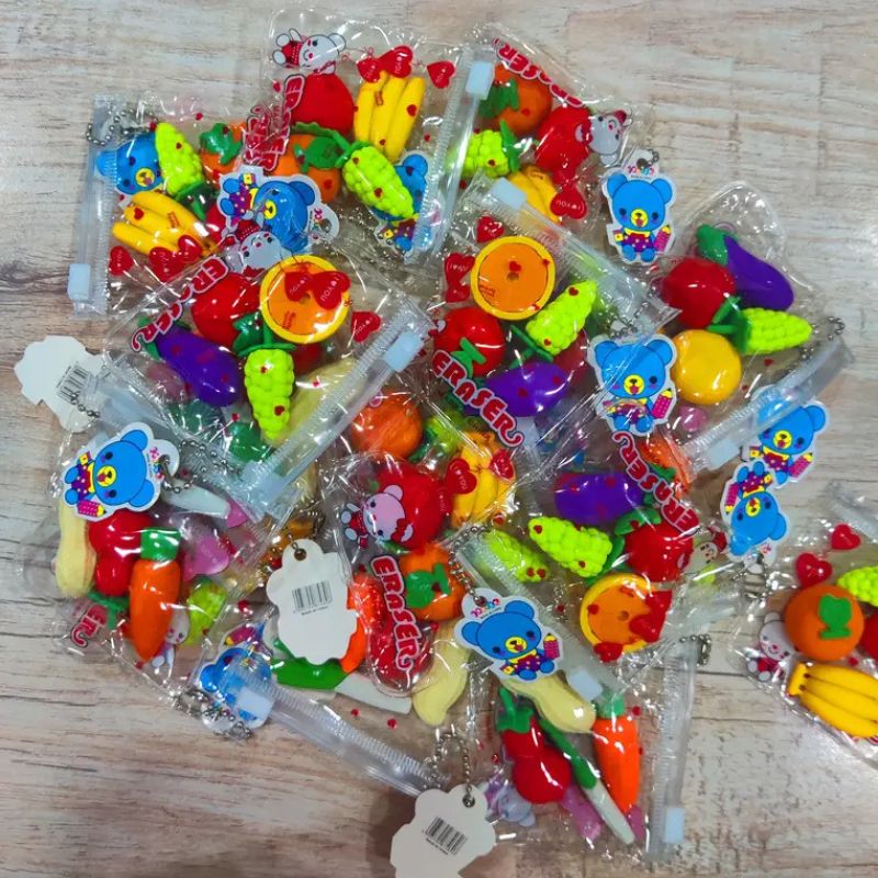 Erasers | Colorful Fruit Erasers for Kids