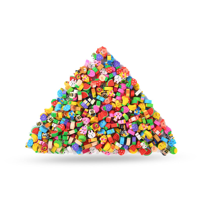 Fruit Shaped Pencil Erasers Kids