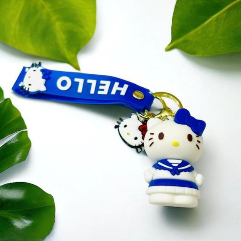 Famous Kitty Rubber Silicone Keychain – Bag & Car Charm