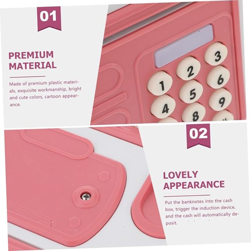 Fingerprint Electronic Piggy Bank with Music – Fun Savings Bank for Kids