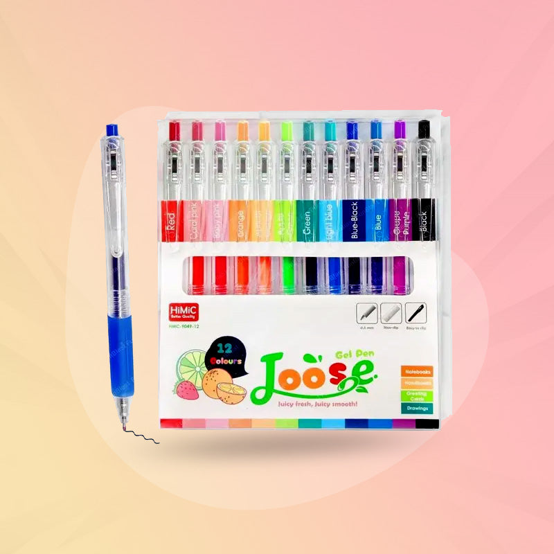 Gel Pen Set Retractable