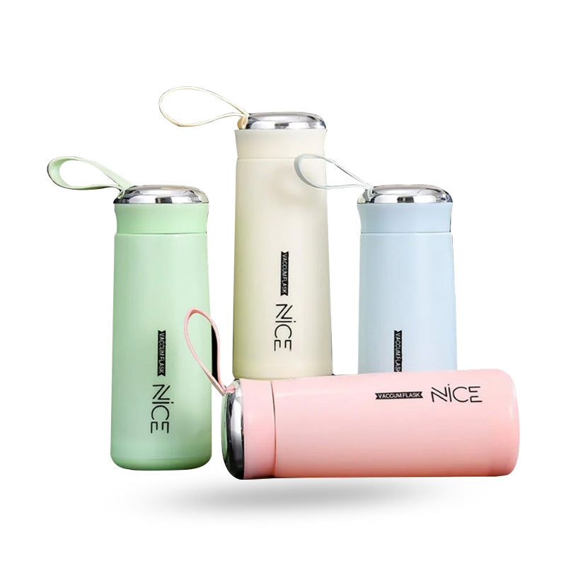 Glass Water Bottle With Grip Cover