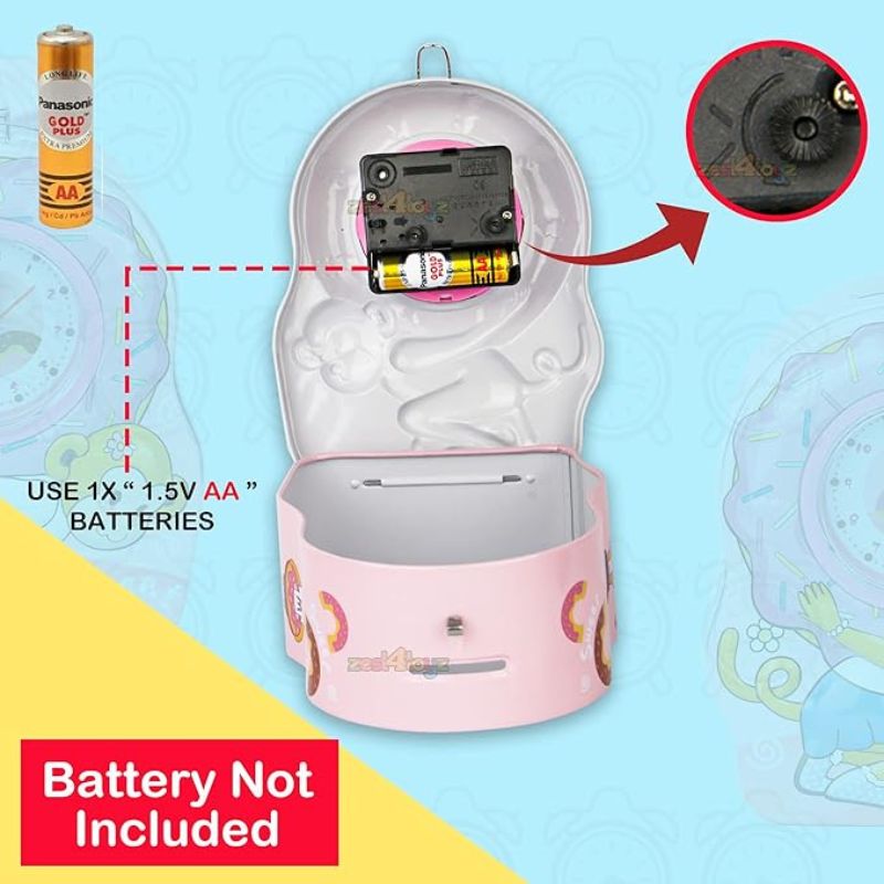 Alarm Clock | Monkey Piggy Bank with Table Alarm Clock