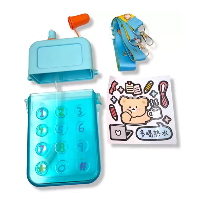 Mobile Phone Sipper Water Bottle for Kids | Sipper Water Bottle