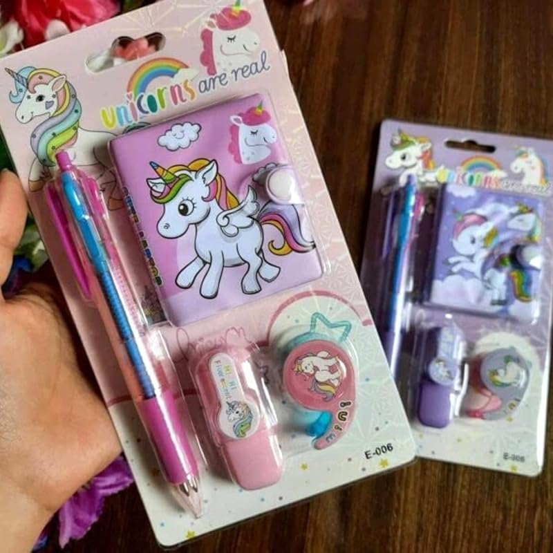 Unicorn Mini Stationery Kit Combo for Kids