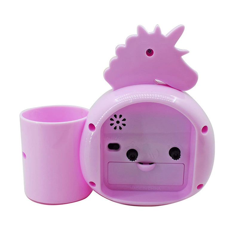 Unicorn Alarm Table Clock With Pen Stand
