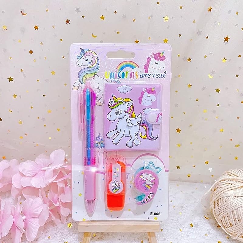 Unicorn Mini Stationery Kit Combo for Kids