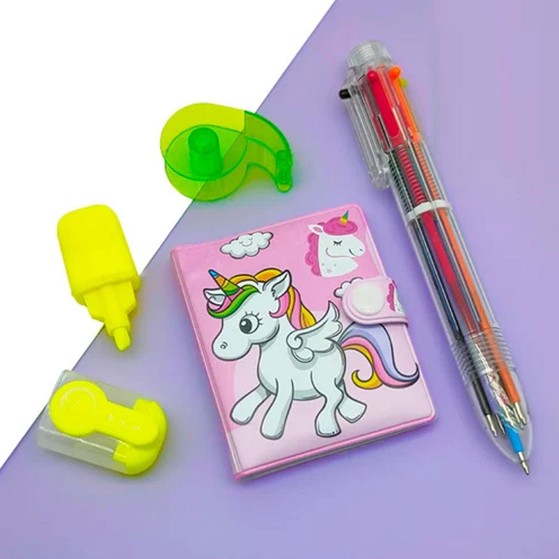 Unicorn Mini Stationery Kit Combo for Kids