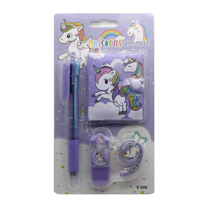 Unicorn Mini Stationery Kit Combo for Kids