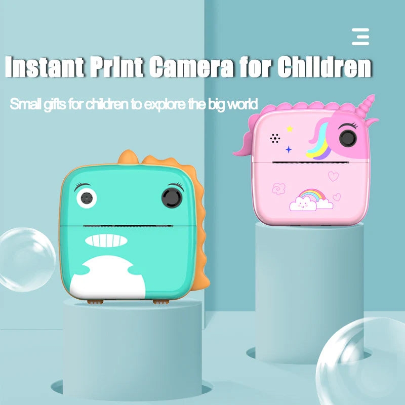 Kids Instant Print Camera – Unicorn & Dinosaur | Temptingkart