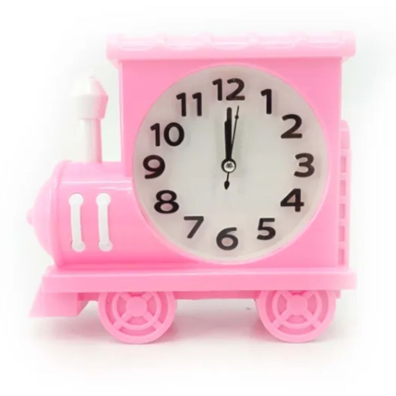 Train Rectangular Alarm Clock for Kids & Students