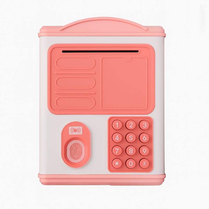Fingerprint Electronic Piggy Bank with Music – Fun Savings Bank for Kids