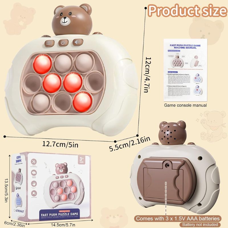 Rubber Round Game Popet – Fun and Reflex Toy