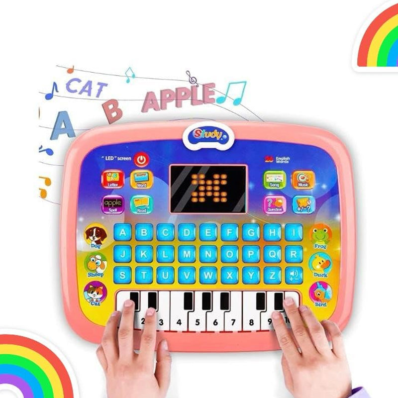 Educational Computer | 2-in-1 Musical Computer Plus Piano with LED Screen for Kids