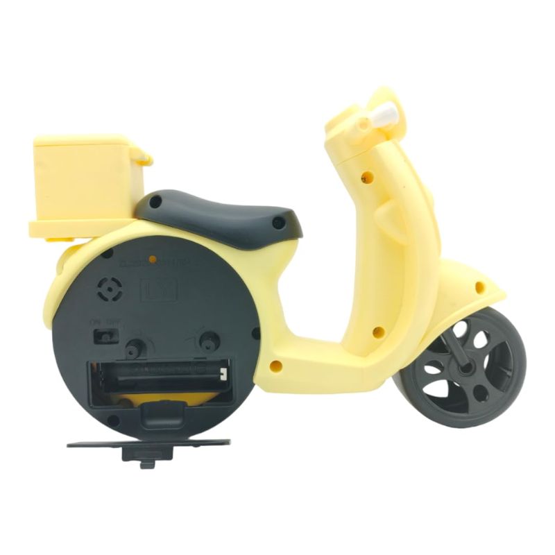 Motorcycle Scooty Shape Desk Alarm Clock – Kids Room Décor