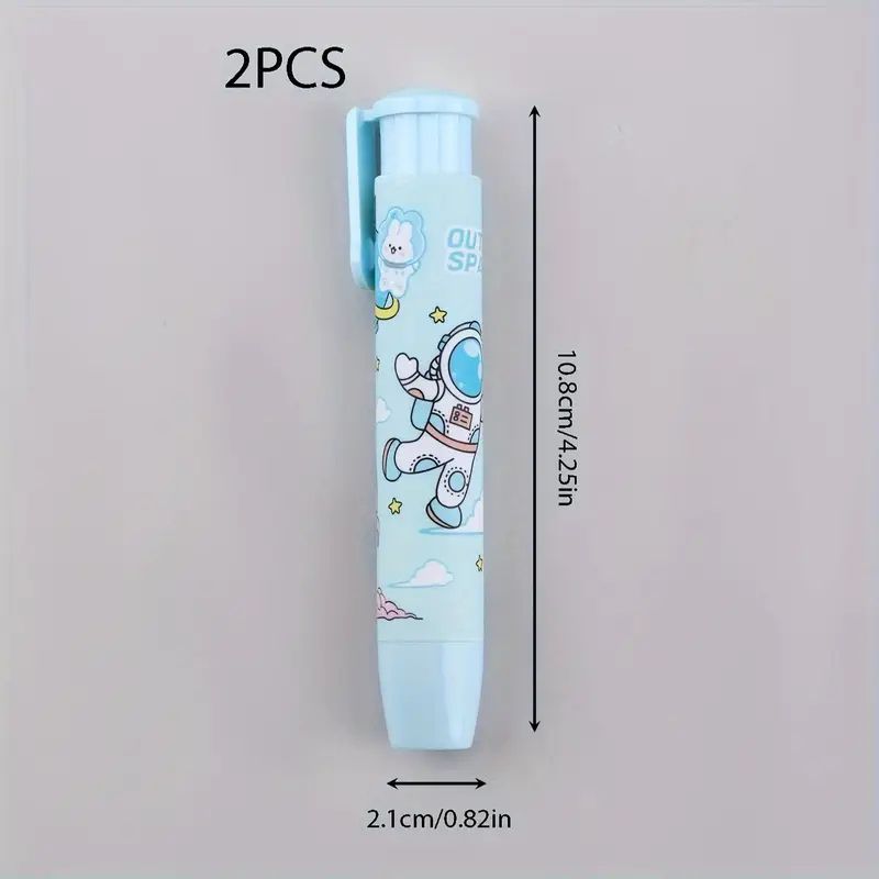 Kids School Supplies Pen Shaped Eraser