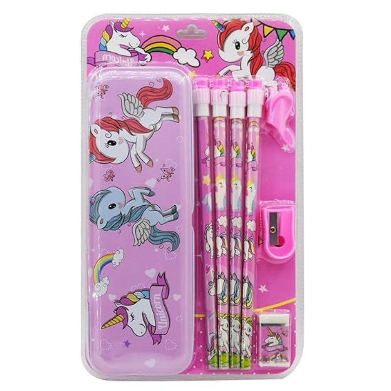 Stationery Set | Cartoon Themed Stationery Gift Set for Kids (Pack of 1)
