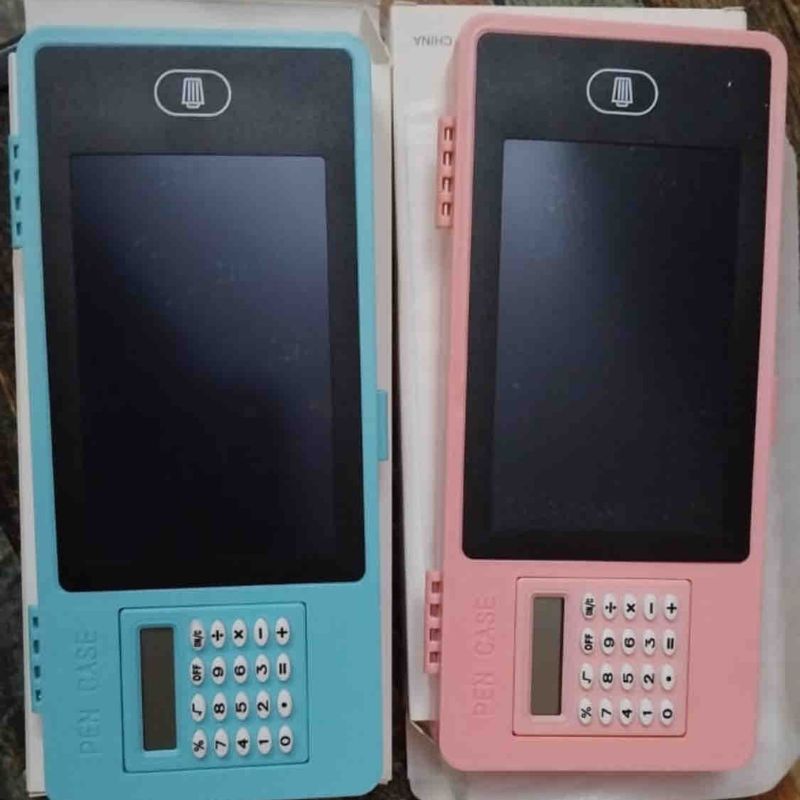 LcdWriting Tablet Pencil Box With Calculator