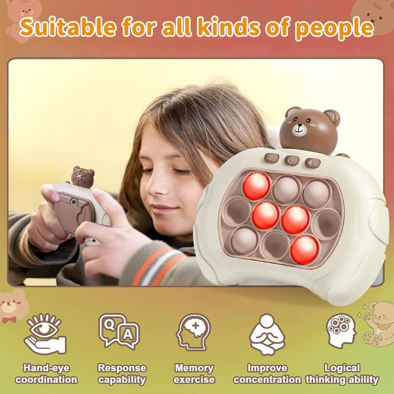 Rubber Round Game Popet – Fun and Reflex Toy