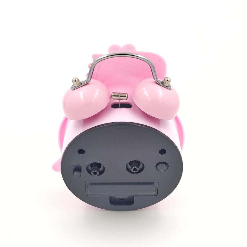 Cartoon Character Twin Bell Alarm Clock for Kids & Students