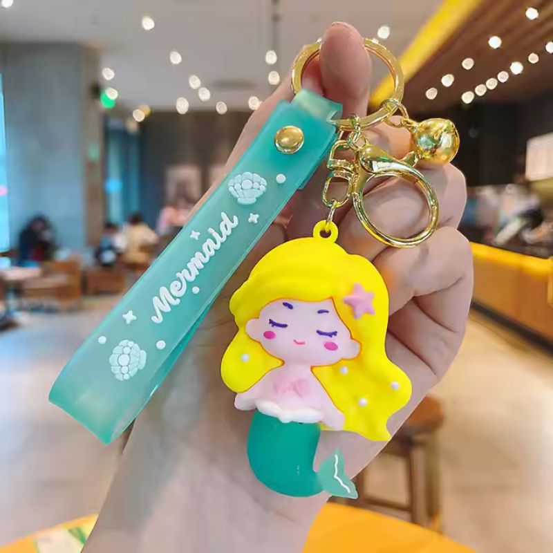 Mermaid Cartoon Keychain